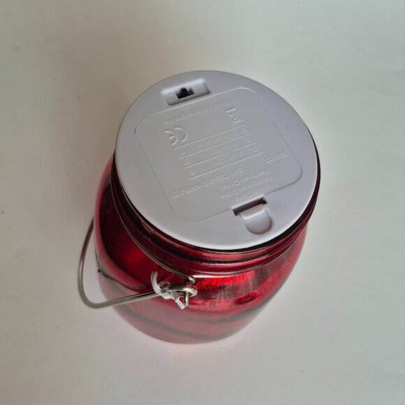 Red Decorative Jar With Lights - Picture 7 of 9